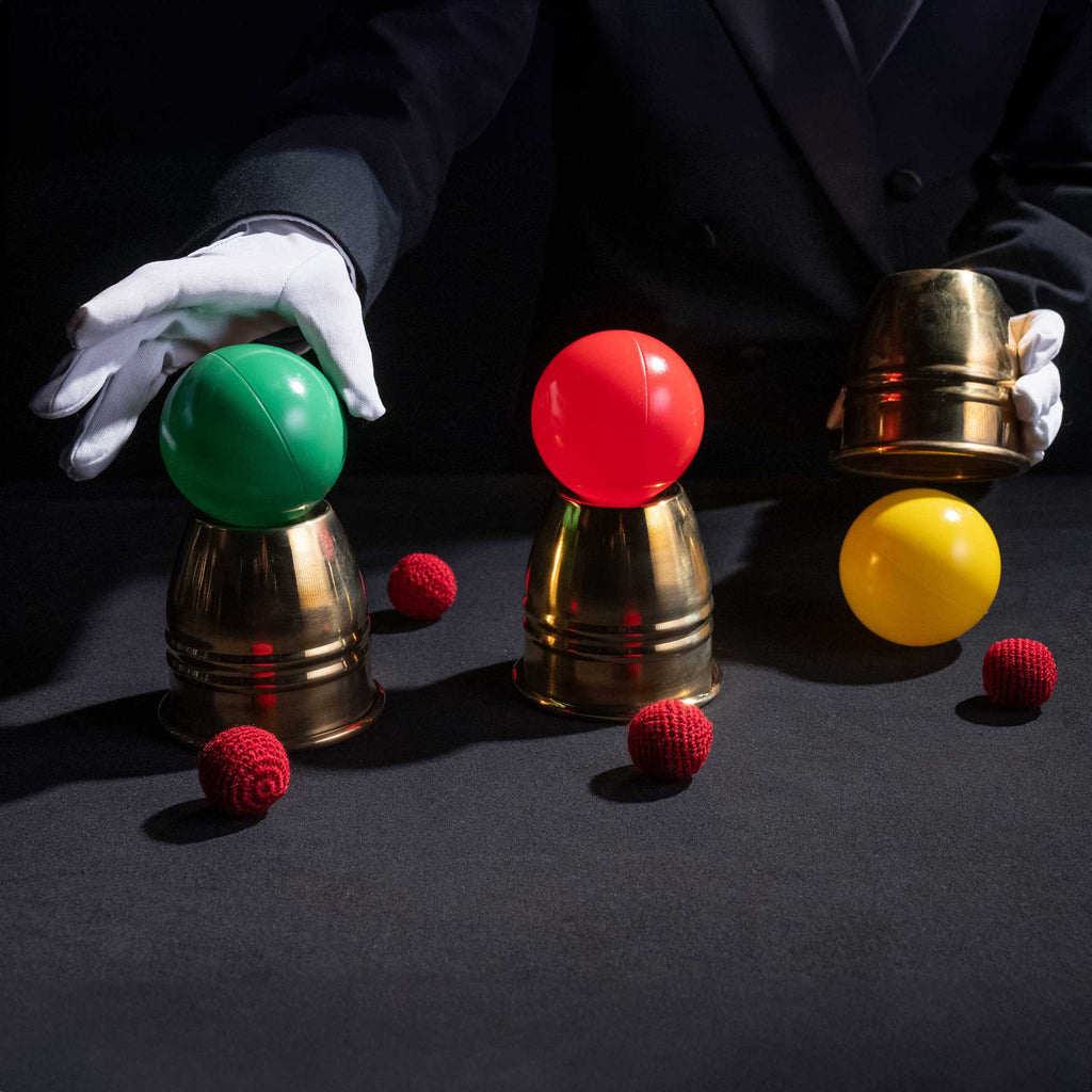 Giant Cups and Balls Magic Routine