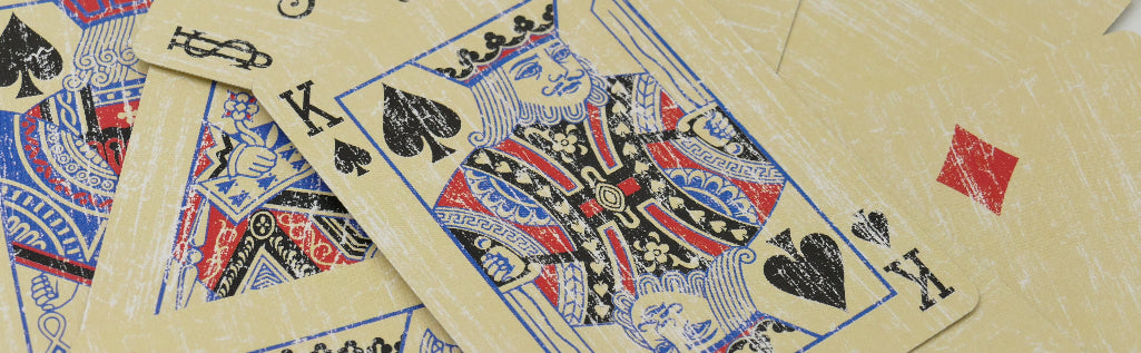 Faded Rider Back Red Bicycle Deck
