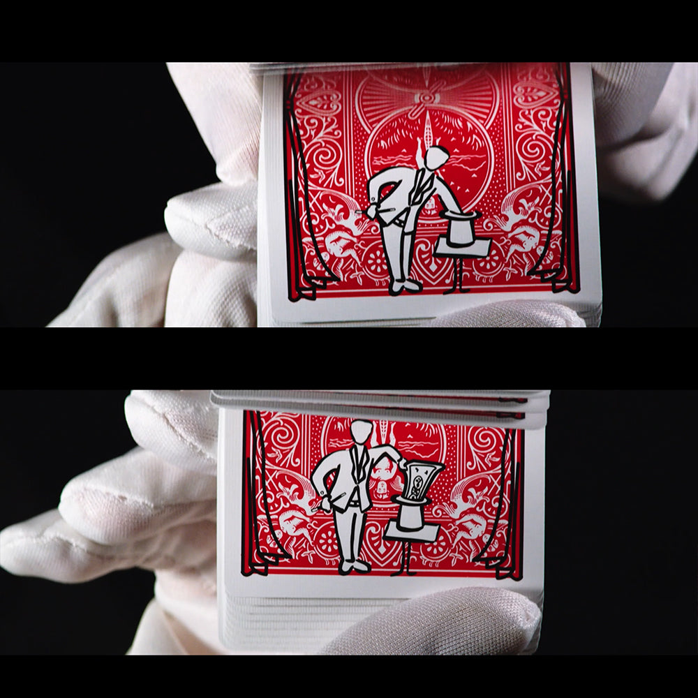 Magic Trick Cartoon Deck - Bicycle Back - Limited Edition