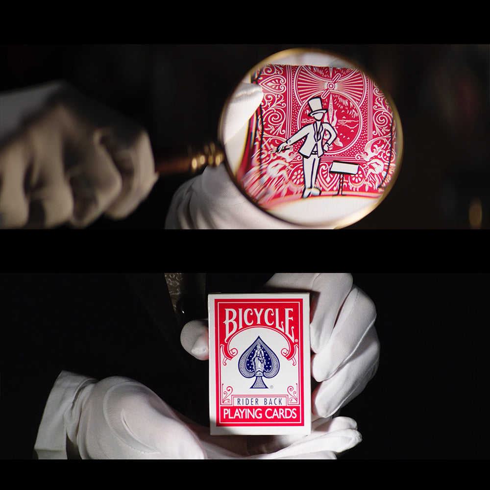 Magic Trick Cartoon Deck - Bicycle Back - Limited Edition