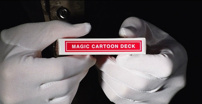 Magic Trick Cartoon Deck - Bicycle Back - Limited Edition