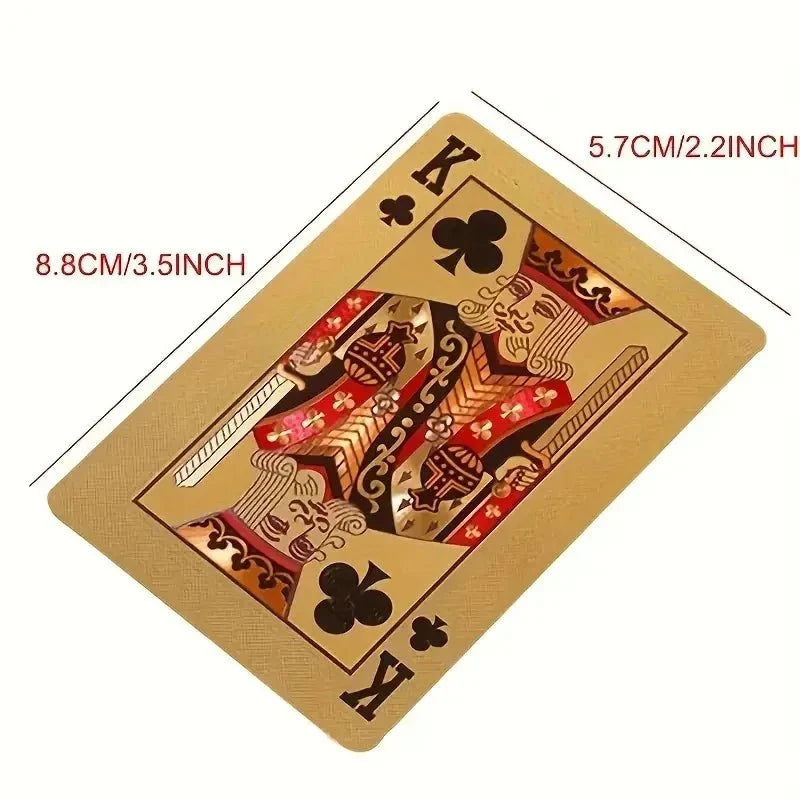24K Gold Foil Playing Cards | Luxury Poker Deck for Parties and Gifts