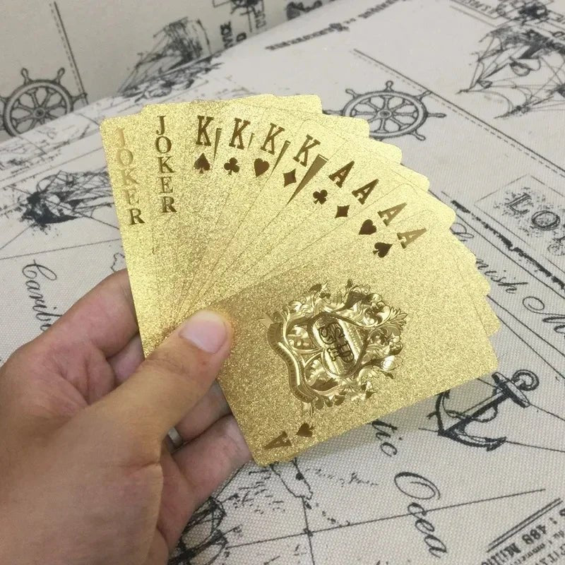 24K Gold Foil Playing Cards | Luxury Poker Deck for Parties and Gifts