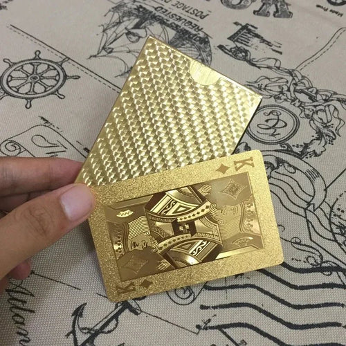 24K Gold Foil Playing Cards | Luxury Poker Deck for Parties and Gifts
