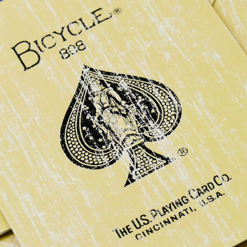 Faded Rider Back Blue Bicycle Deck