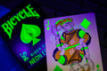 Bicycle Neon Rider Back Green-Glo Deck Playing Cards