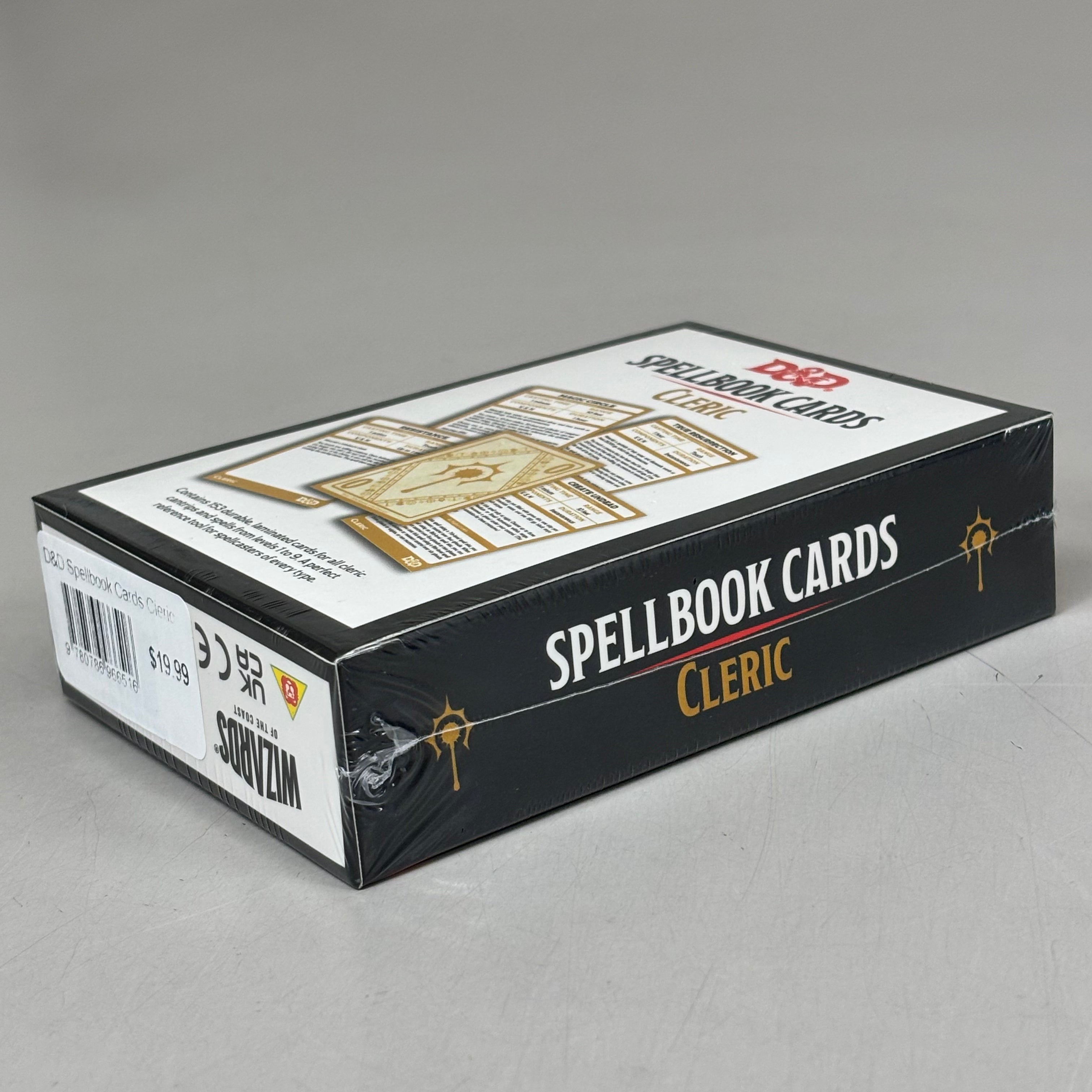 DUNGEONS & DRAGONS Spell Book Cards Cleric 153 Durable Laminated Cards C56660000