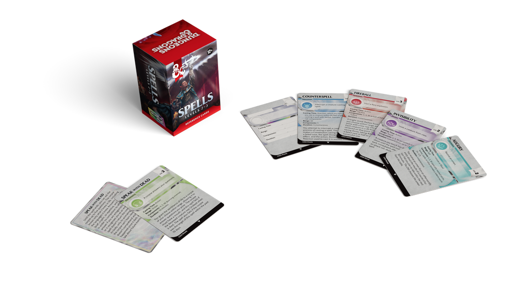 D&D: Reference Cards - Spells: Levels 2–3