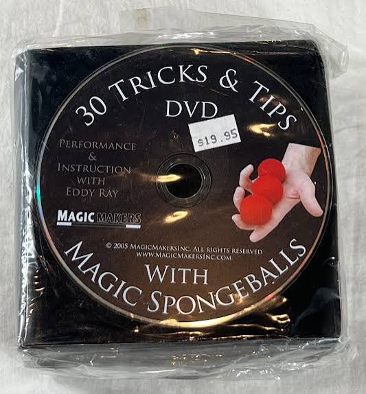 30 Tricks and Tips With Magic Sponge Balls (DVD Included)