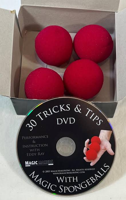 30 Tricks and Tips With Magic Sponge Balls (DVD Included)